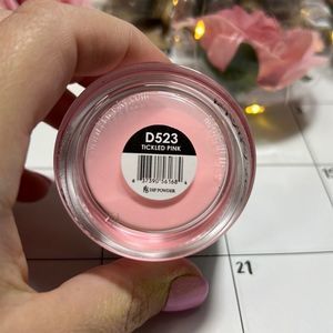 Kiara Sky Dip Nail Powder - TICKLED PINK.